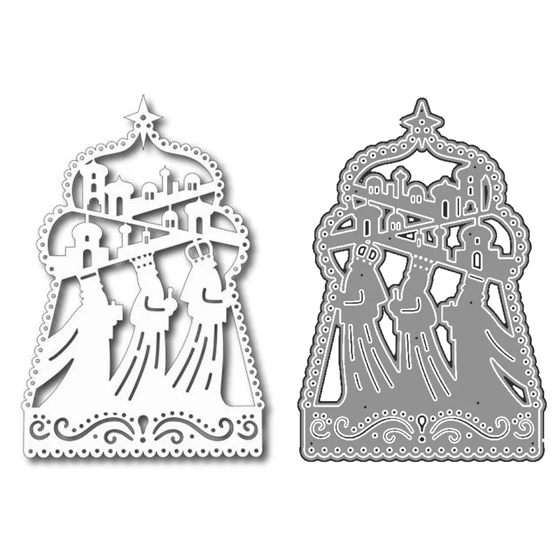 Новинка 2020 металлические высечки и Скрапбукинг для изготовления бумаги Three Kings