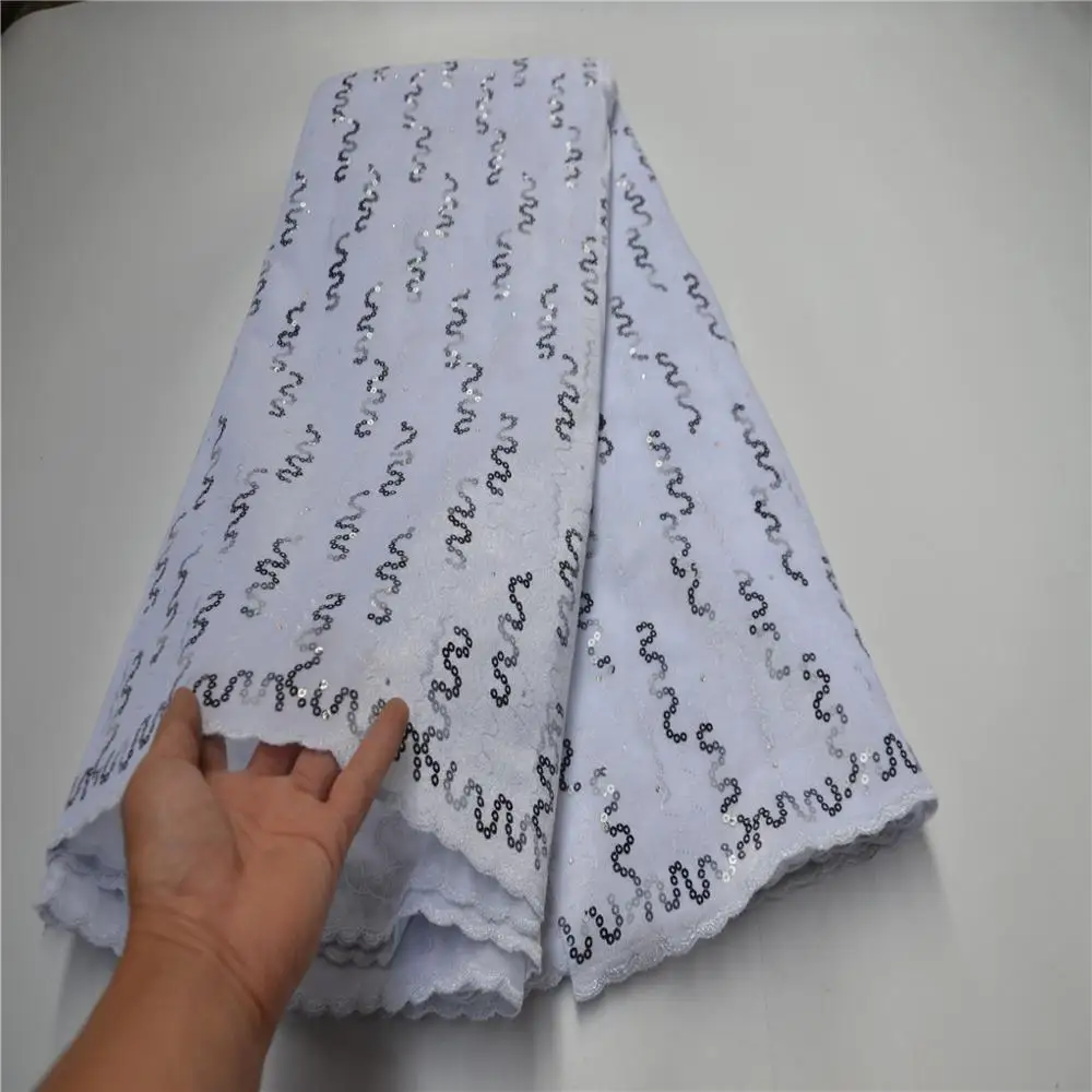 

African Velvet Lace Fabric with Sequins High Quality Royal Blue French Lace Fabric Nigerian Lace Fabric For Wedding Dress 5Yards