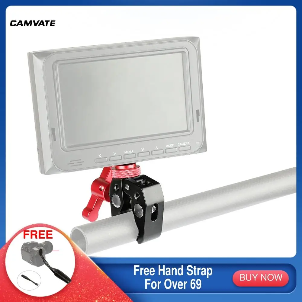 CAMVATE Супер Краб зажим щипцы с 1/4 &quot 20 до 1/4&quot преобразования винт для