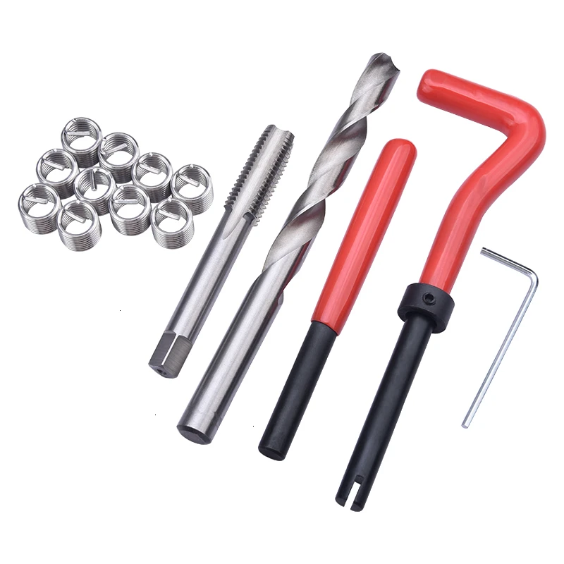 7 видов резьбовых вставок с отдачей набор инструментов для ремонта сверлильный