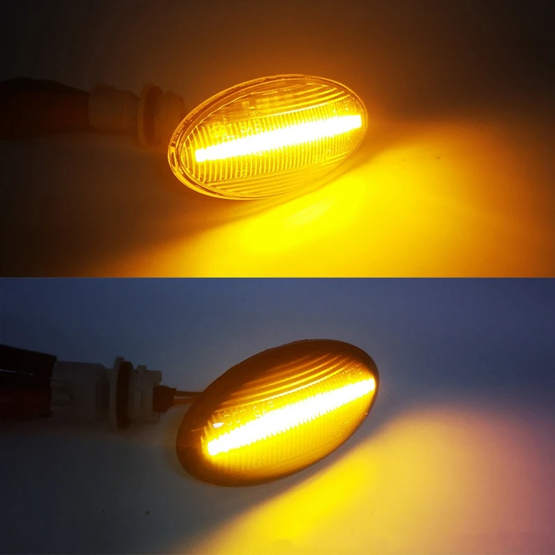 

2Pcs Led Dynamic Side MarkerTurn Signal Light Sequential Light Amber Indicator for Suzuki Swift Vitara SX4