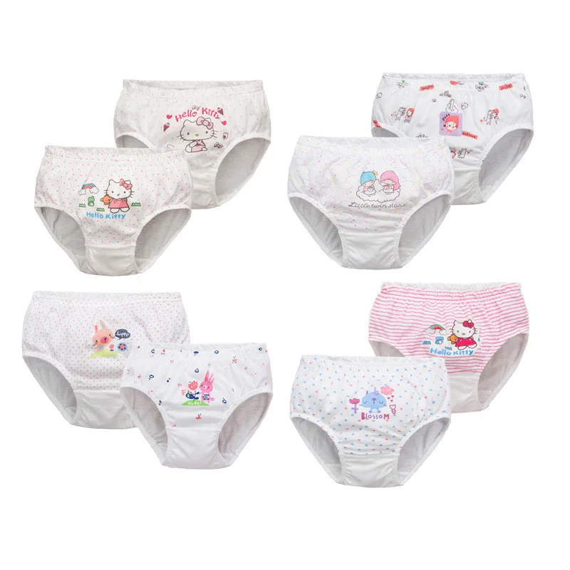 1 шт. мягкие хлопковые трусики для девочек детское нижнее белье с рисунком