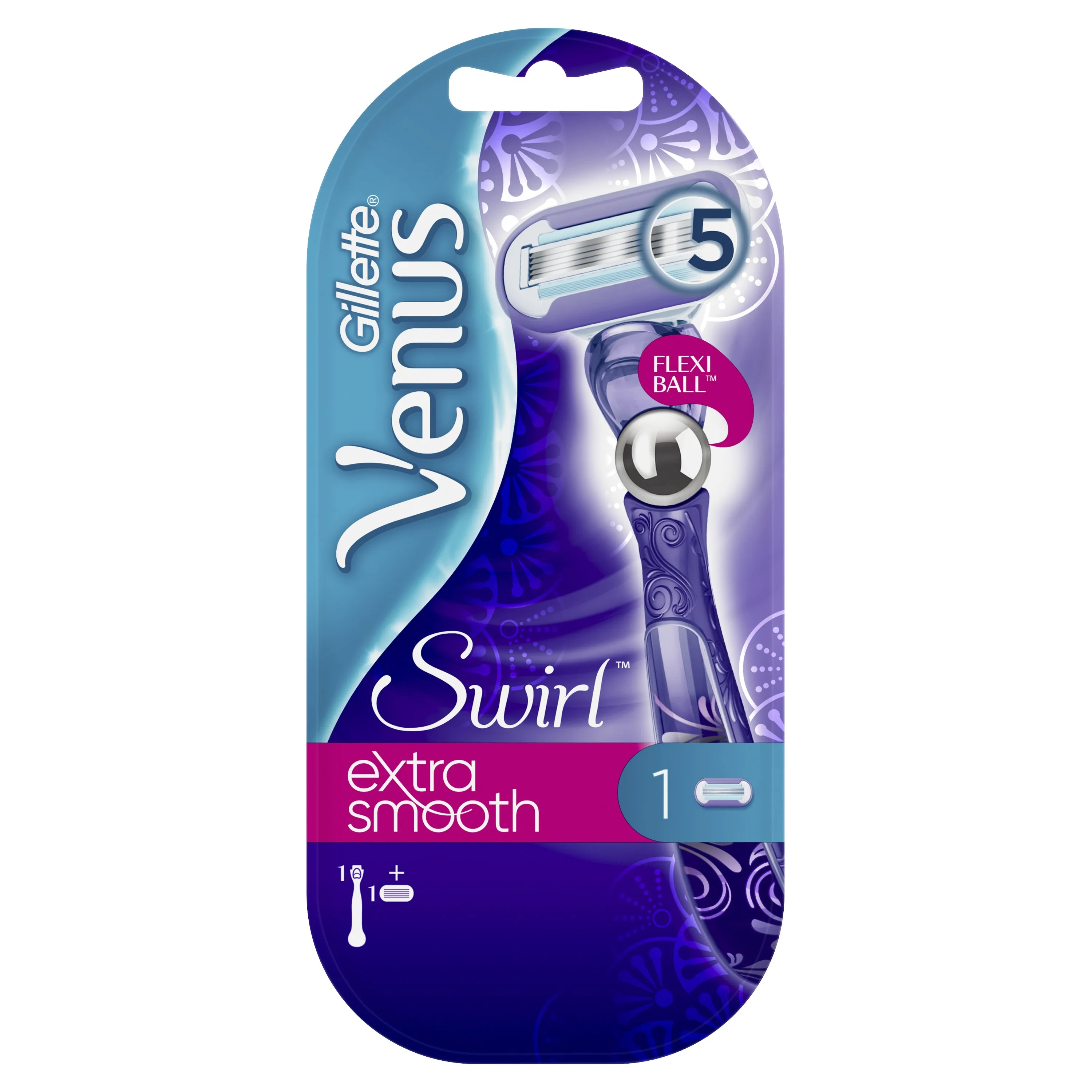 Бритва Venus Swirl с одной сменной кассетой | Красота и здоровье