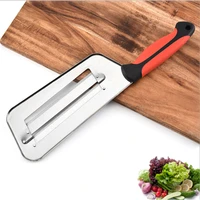 vegetable slicer 2 slice blade stainless steel knife fish scale cleaner fruit potato peeler carrot grater kitchen accessories