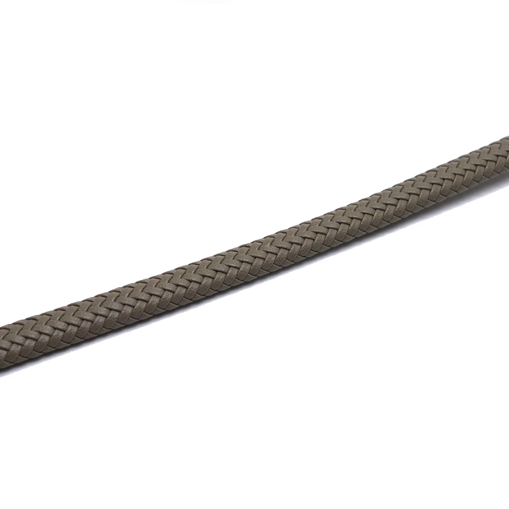 2m/lot approx 10*6mm gray leather Cord Thread Rope For DIY Bracelet ropes for men bracelet making braid cords diy | Украшения и