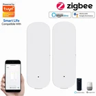 Смарт-датчик вибрации Tuya Zigbee, умный датчик обнаружения, датчик движения, монитор для SmartLife