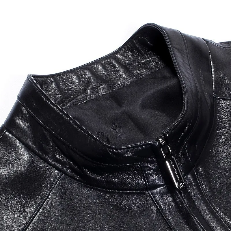 Размера плюс 8XL 7XL для осени и зимы Мотоциклетные Куртки из натуральной кожи