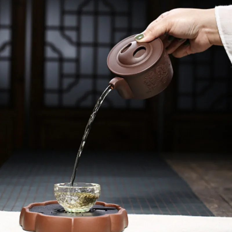

2020 Chinese Yixing Clay Teapot Zisha Infuser Kung Fu Tea Set 245ml New Arrived Famous Handmade Pot High Quality With Gift Box