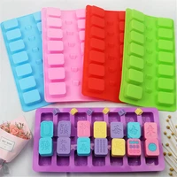 diy mahjong silicone mold fondant cake decorating tools polymer clay candy chocolate moulds resin clay soap mold