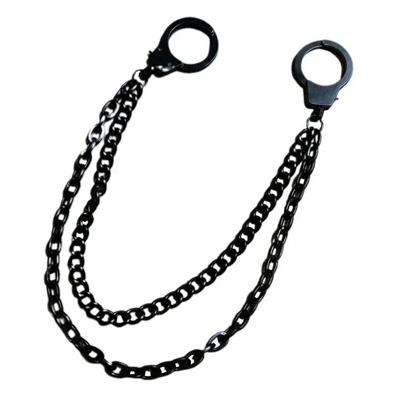 

Double-layer Pants Chain Trend Men Women Jeans Fashion Accessories Punk Metal Personality Waist Chains