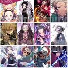 Японское аниме рассекающий демонов танджиро незуко 5D алмазная живопись наборы для вышивки крестиком вышивка ручной работы искусство мозаика домашний Декор подарок