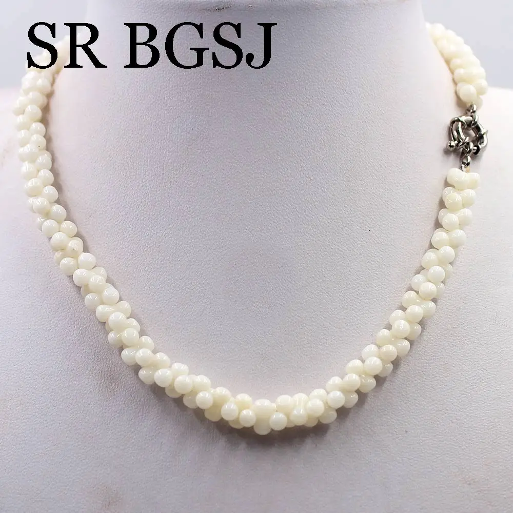 Бесплатная доставка 4x8 мм белый красный розовый оранжевый в форме кости морской