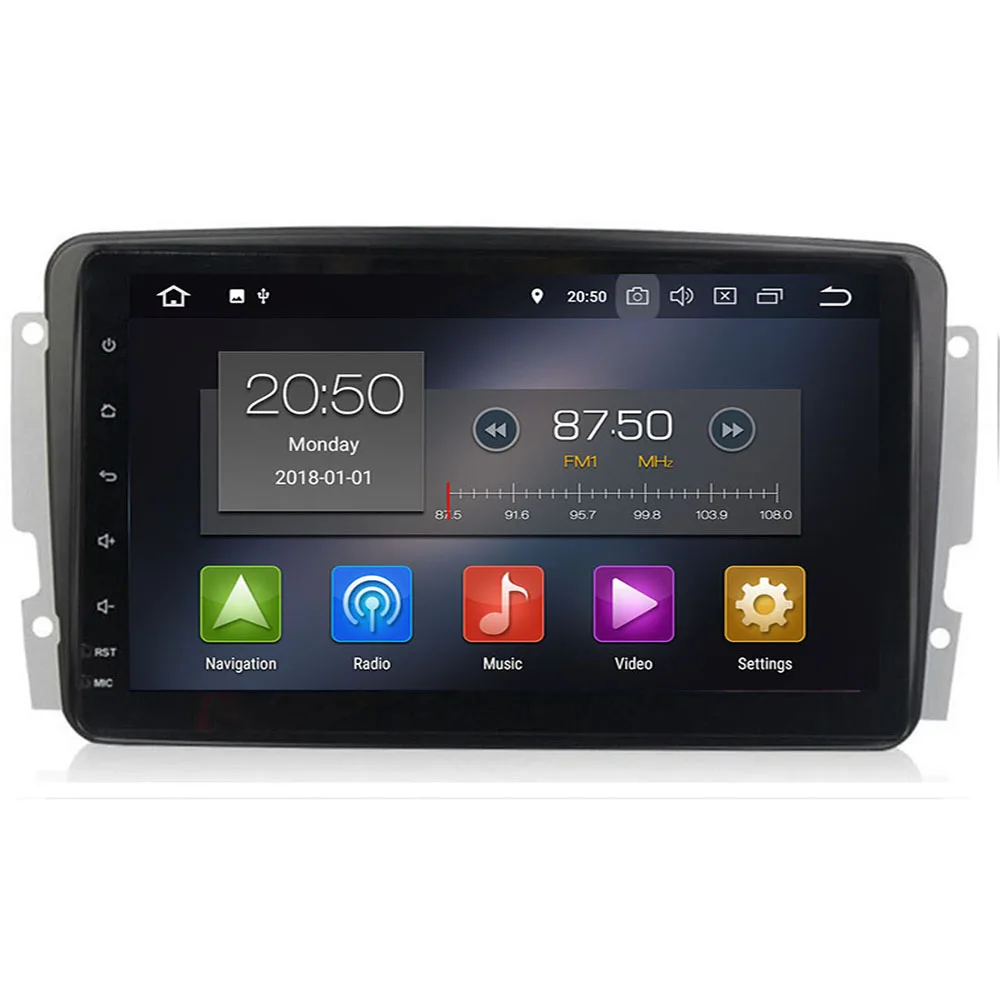 9 ''DSP IPS Android 10 4G 64G 2 DIN автомобильный DVD плеер для Benz CLK W209 W203 W168 W208 W463 W170 Vaneo Viano Vito