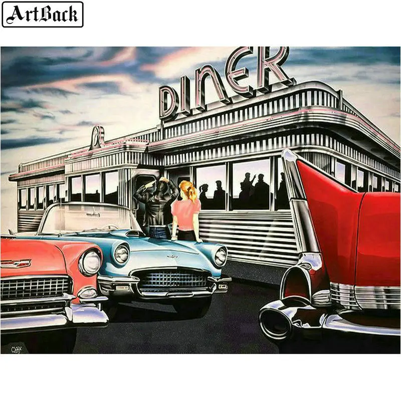 

New 5d diy diamond painting red car full square drill 16 style motorcycle icon diamond embroidery 3d diamond mosaic