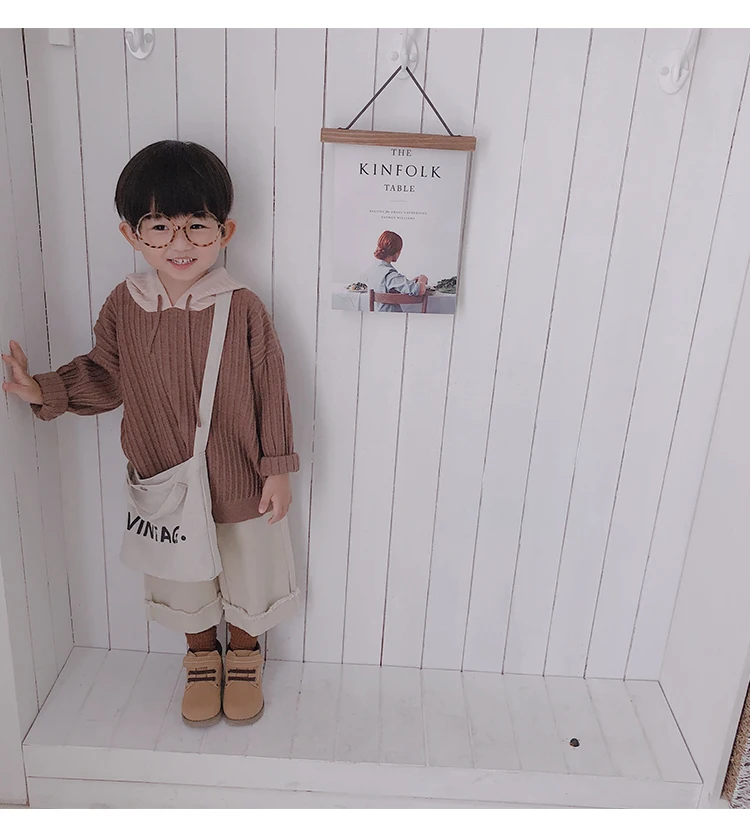 Осенний свитер для мальчиков и девочек Рубашка От 1 до 8 лет Одежда малышей