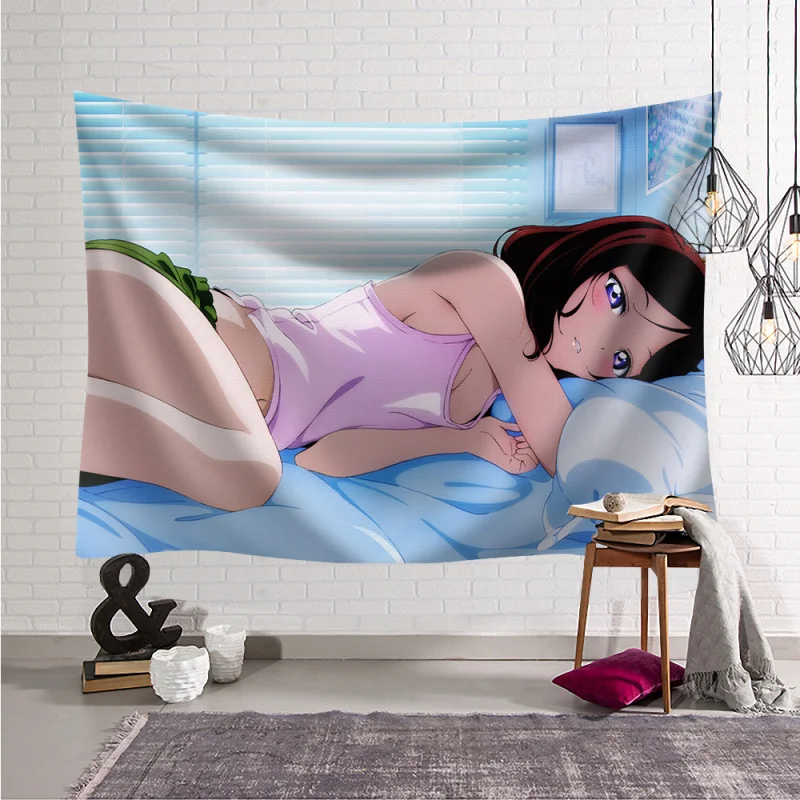 Настенный Гобелен Love Live японское аниме искусство полиэстер ковер одеяло 200 х150 см