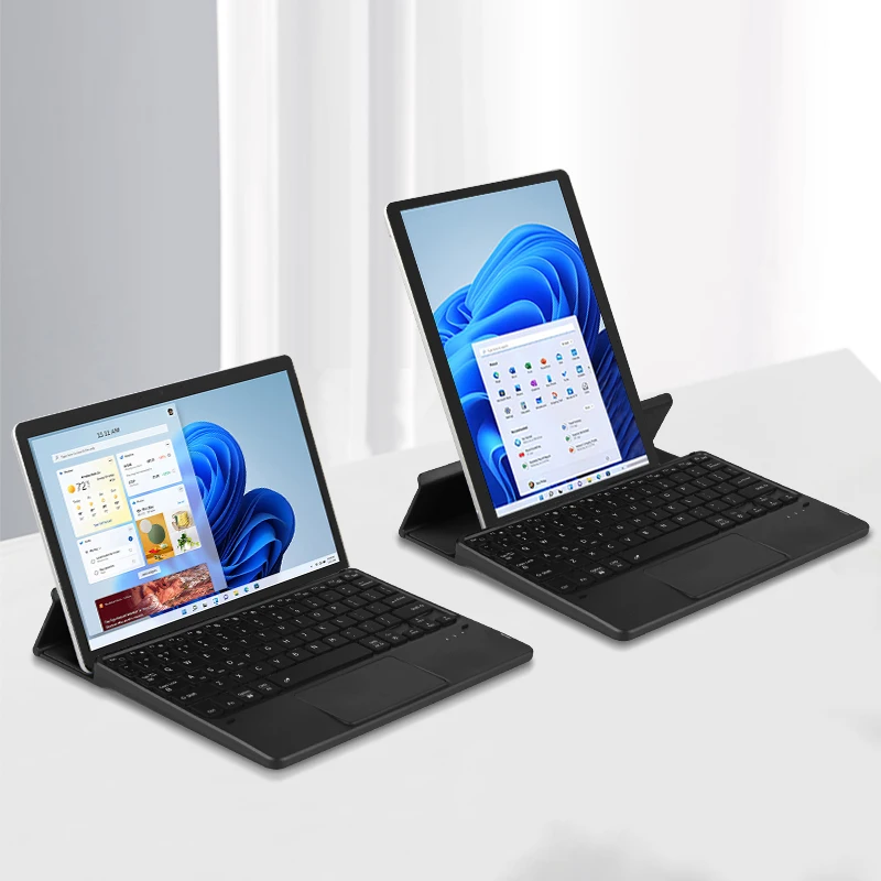 Клавиатура с сенсорной панелью AJIUYU подсветка Bluetooth для Surface Pro 8 7 6 5 4 3 X Go 2 DELL HP Asus LG