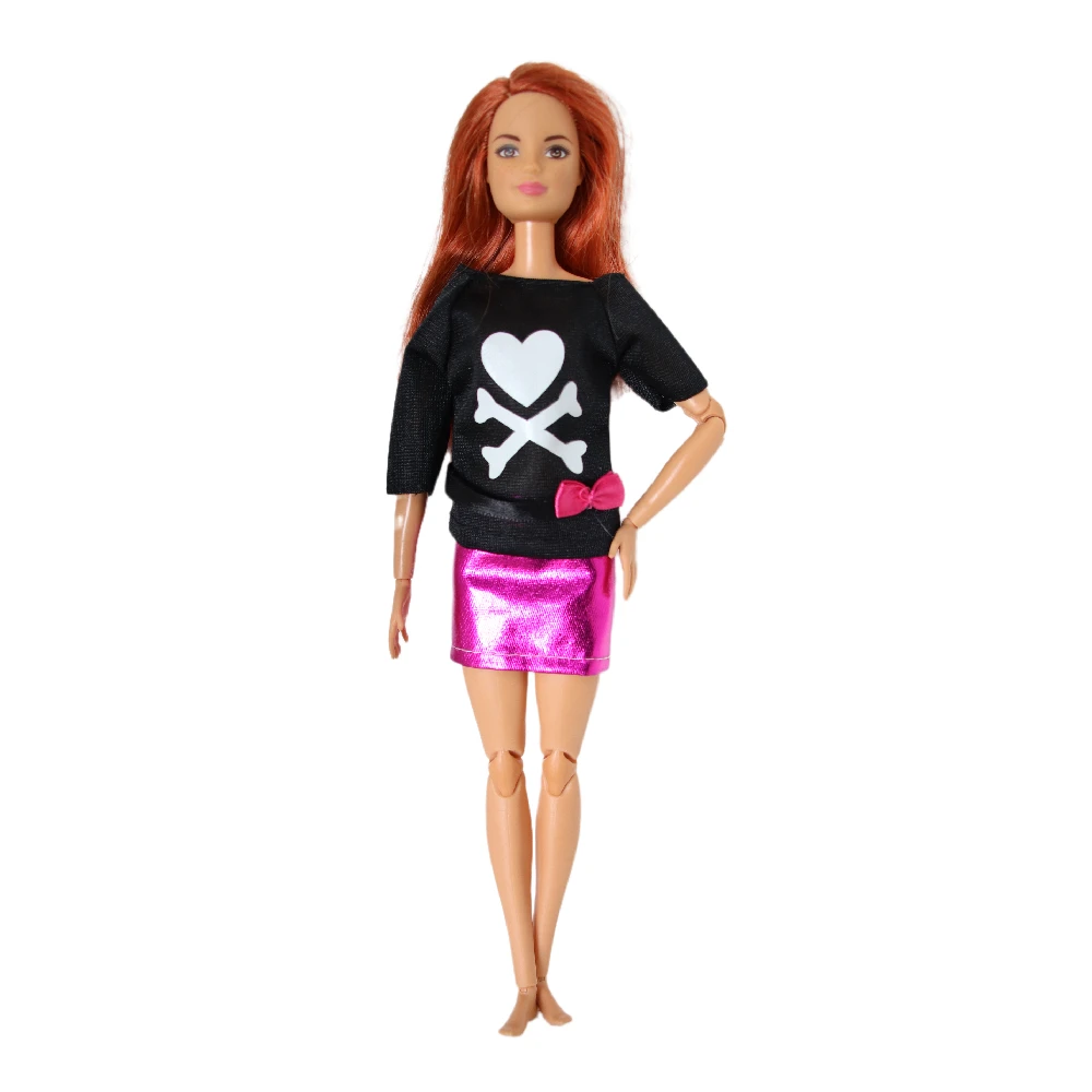 

Modern Fashion Outfit Set for Barbie 30cm BJD FR SD Doll Dress Clothes Dollhouse Roll Play Accessories