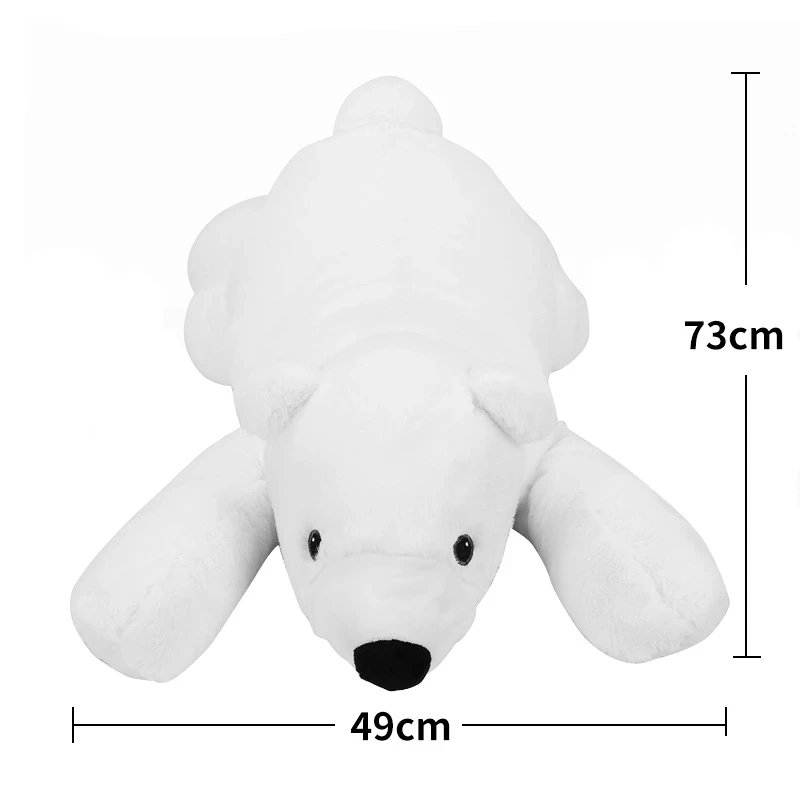

Newborn Baby Pillow Polar Bear Stuffed Plush Animals Kawaii Plush Baby Soft Toy Kids Toys For Children's Room Decoration Doll