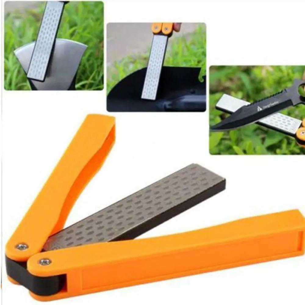 Профессиональная точилка для ножей двухсторонняя складной карманный точильный