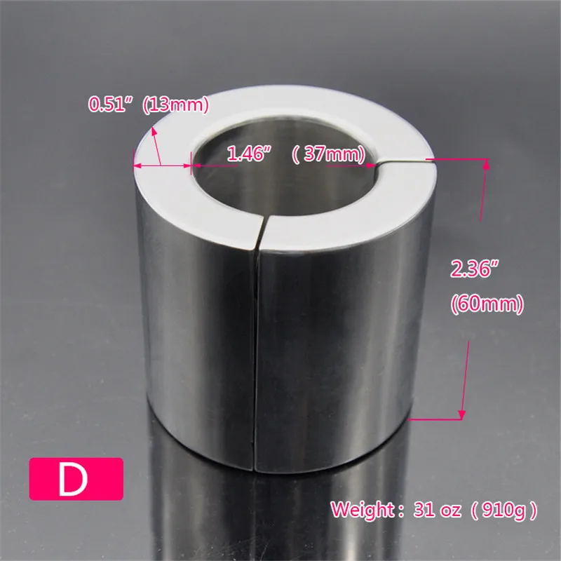 Магнитное кольцо для мошонки из нержавеющей стали подвеска в виде шара