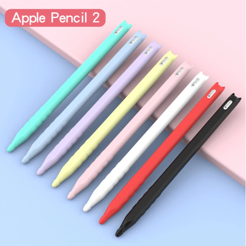 SiliconeCase для Apple Pencil 2 Колыбель Подставка держатель iPad Pro стилус Защитная крышка
