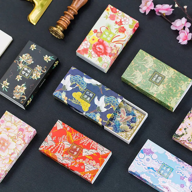 60 шт./кор. винтажная бумажная наклейка в японском стиле романтическая
