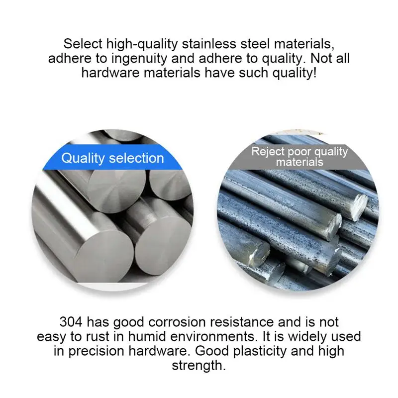 

40pcs/Set Shade Sail Kit 8mm Super Thick 304 Stainless Steel Sunshade Hardware Kit Outdoor Patio Sail Installation Tools