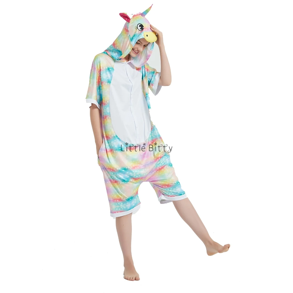 Кигуруми пижамы для мамы и детей комбинезон милая цельная Пижама пижама с