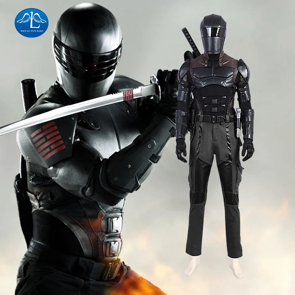 Костюм для косплея змеиные глаза G I Joe костюм на Хэллоуин взрослых мужчин черный