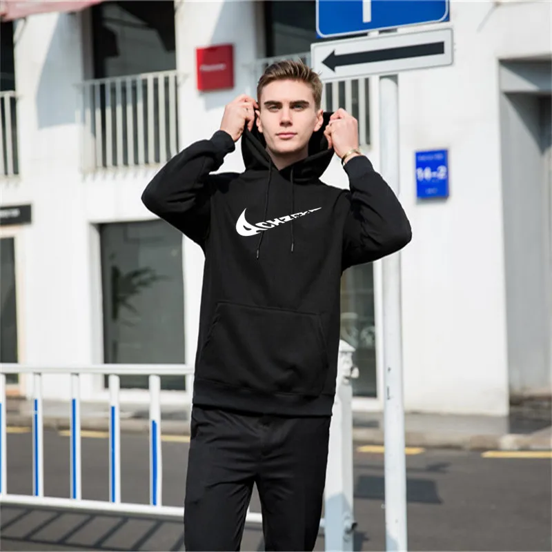 

Men's Hoodie Cotton Pullover Fashion Sweatshirt Men's Clothing Printed Long Sleeve Spring and Autumn Jacket Large Size S-3XL