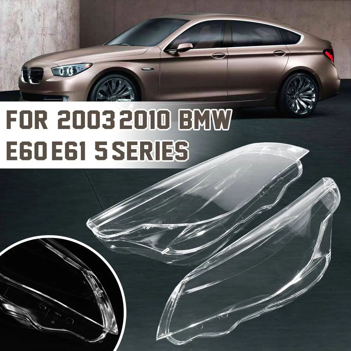 

Пара абажуров для BMW E60, E61, 5-Series, M5, 2003-2010