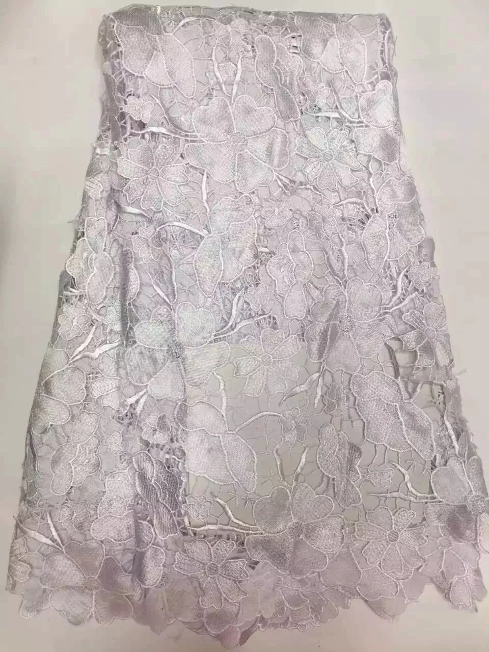 

High quality guipure Lace fabric /nigerian lace fabrics/High classcal design african guipureb lace fabric 5 yards for party