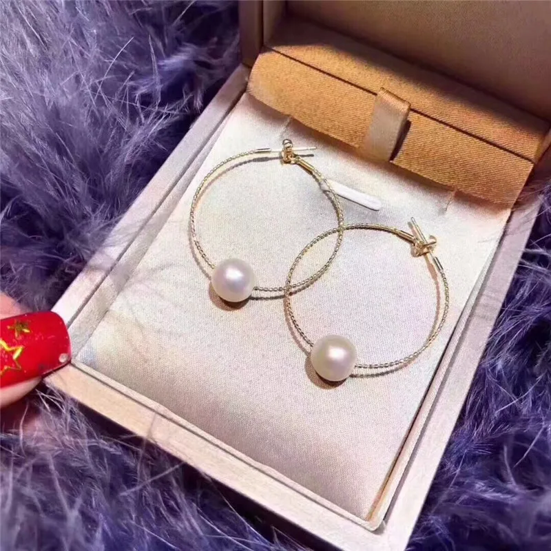 

Genuine 18K Yellow Gold Earrings Ear Hook Ear Line Earring Blank Bracket DIY For Women Earring Jewelry Accessories Bijoux