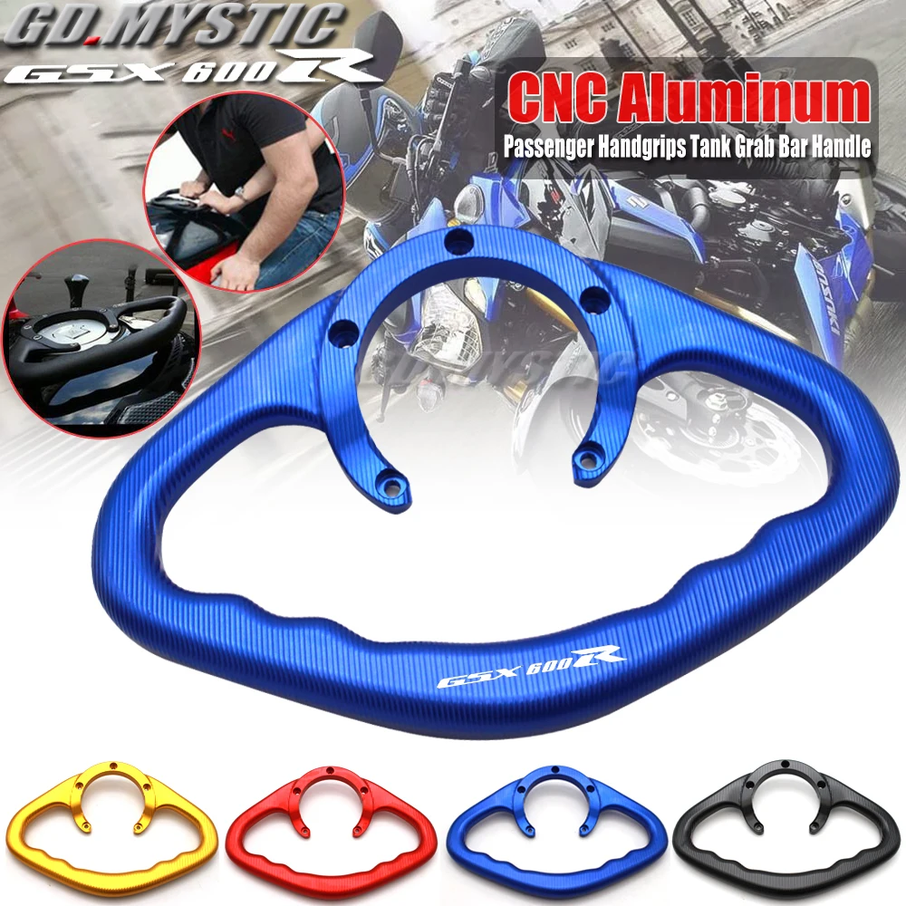 Алюминиевые пассажирские рукоятки CNC для Suzuki GSXR 600 GSXR600 2004 2013 2005 2006 бак захвата