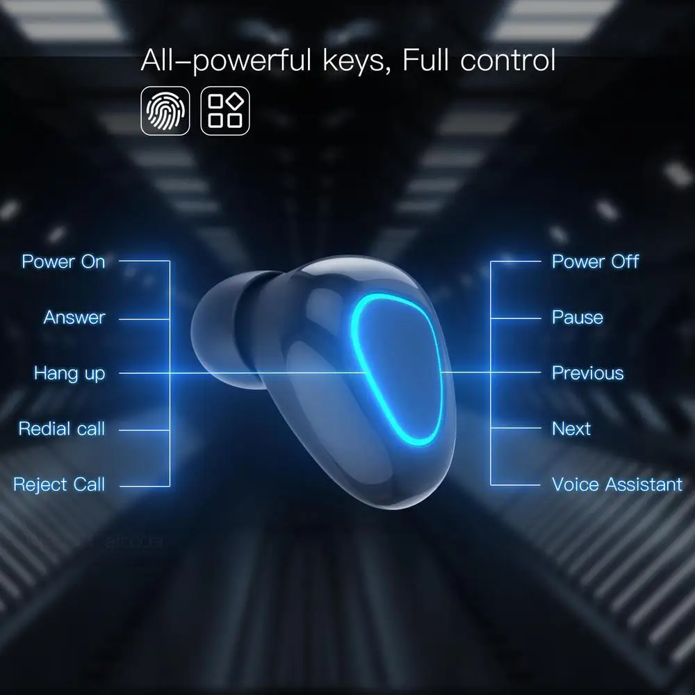 Беспроводные наушники JAKCOM TWS2 внешний аккумулятор подходящий к usb-вентилятору i10