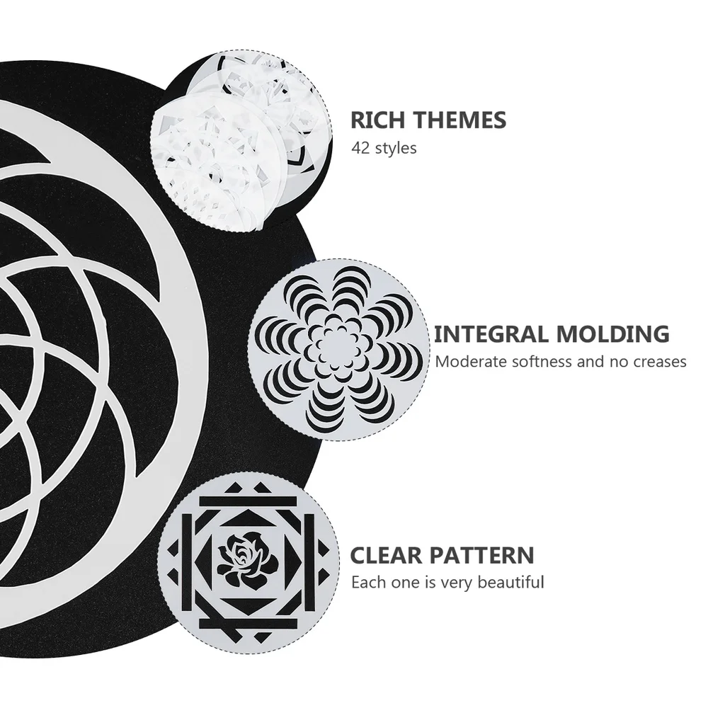 

42pcs Mandala Painting Template Art Stencils Project for Wood Floor DIY Painting