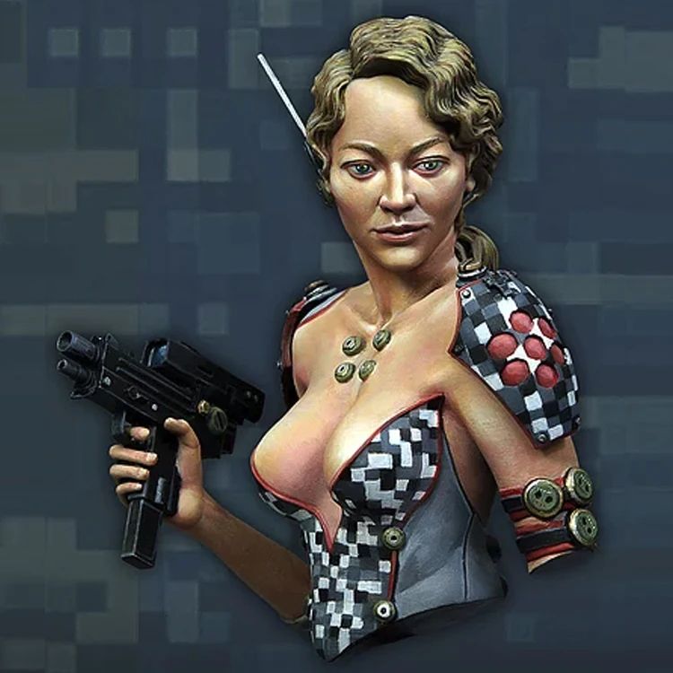 Комплект бюста из смолы в сборе 1/12 Женский воин|Наборы для сборки моделей| |