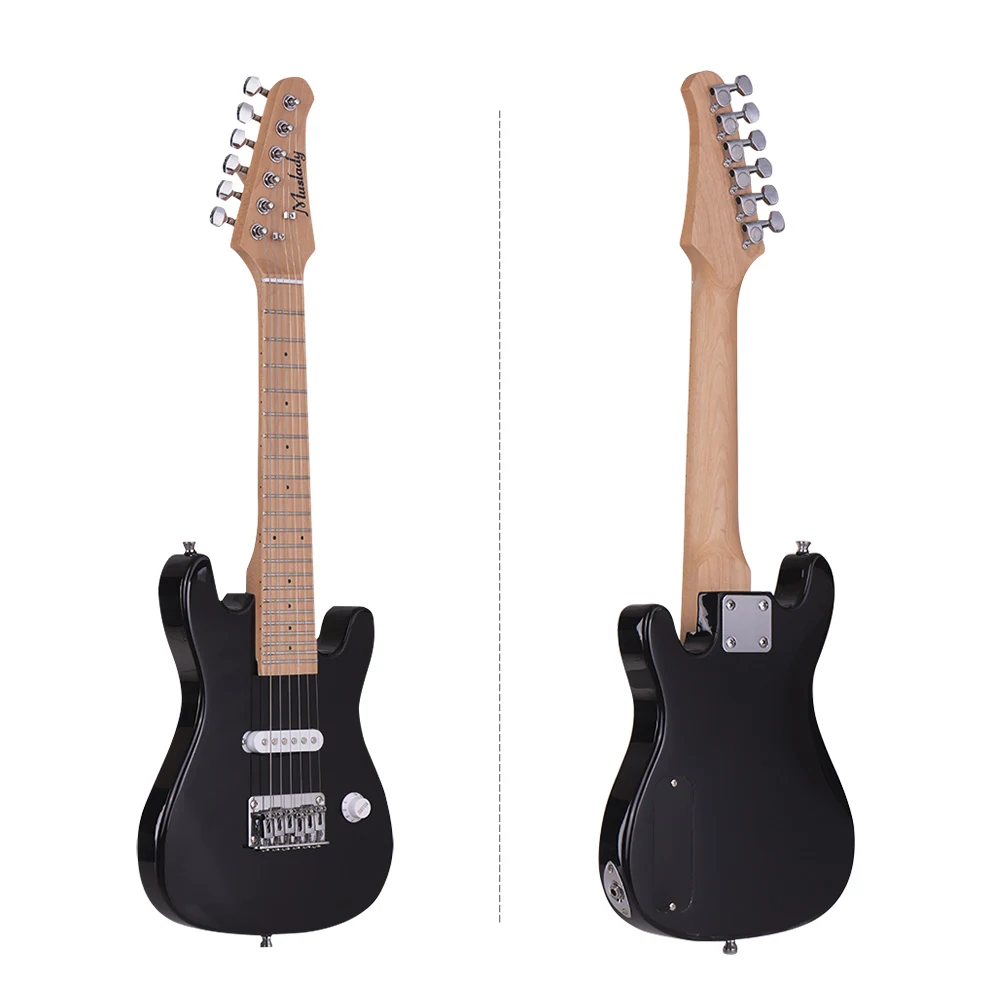 ammoon 28 zoll kinder st elektrische gitarre kit mit mini verstärker gitarre tasche strap pick string audio kabel rechts handed stil free global