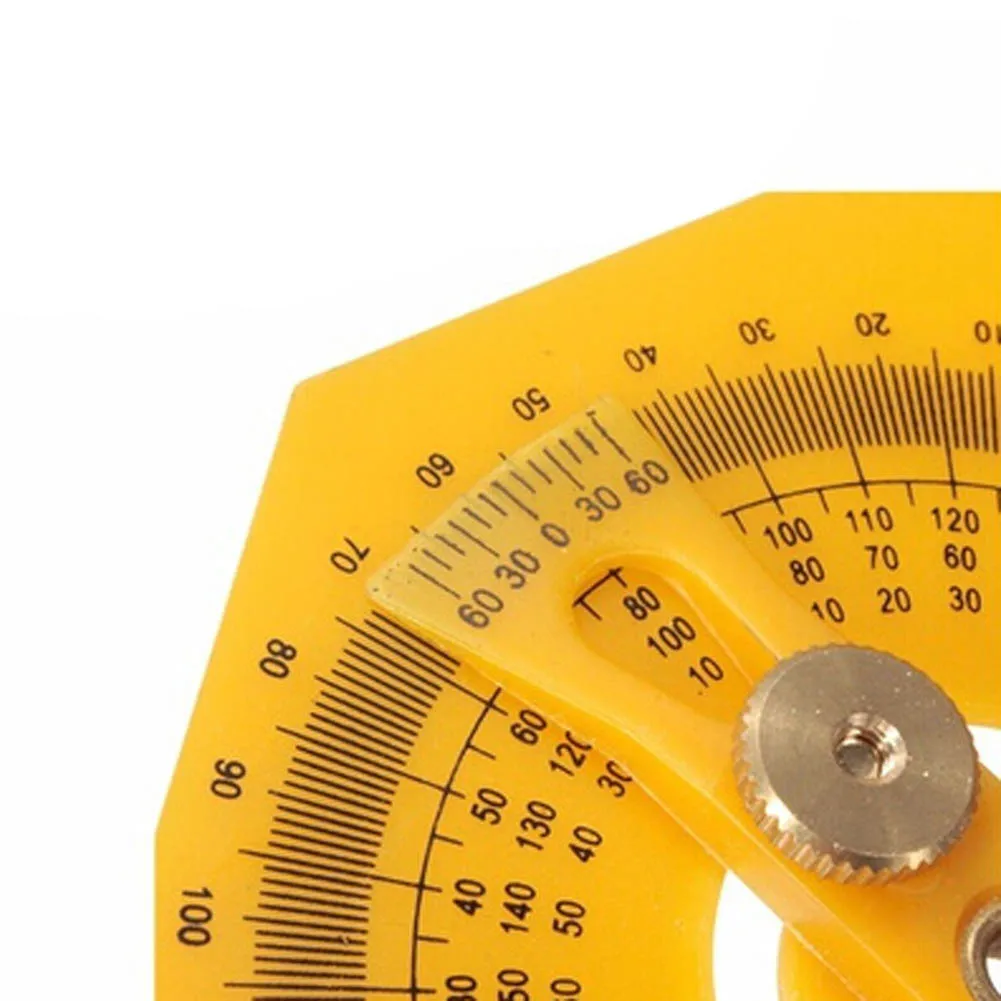 New Arrival Angle Finder Protractor Goniometer Miter Gauge Plastic Brass Fittings 0-180 Degrees Best Price | Дом и сад