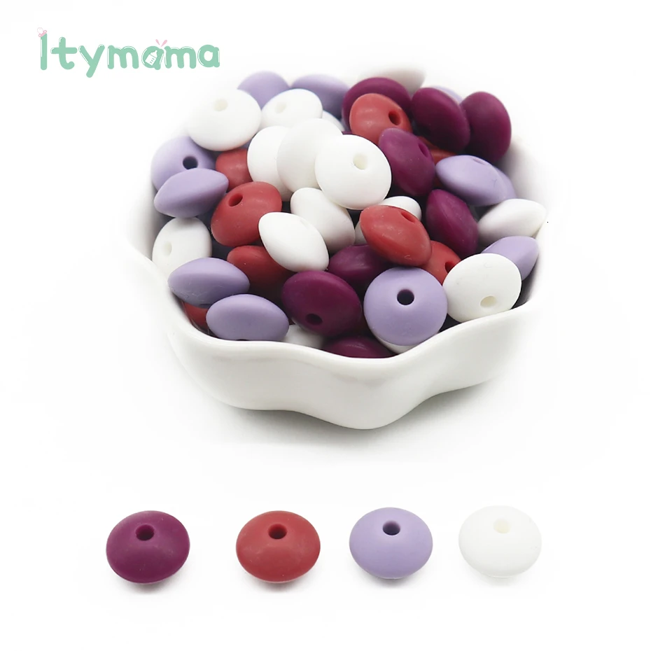 60pc BD020 Mix-3 Itymama, 60 шт., пищевые силиконовые счеты, бусины, жемчуг, силиконовые бусины, сделай сам, Прорезывание Зубов, уход за ребенком, ожерелье, соска, цепочка, детский Прорезыватель - Цвет: 60pc BD020 Mix-3