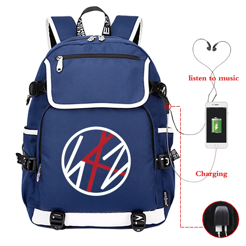 18 дюймов Mochila Stray Детский рюкзак женский USB зарядка дорожный для ноутбука школьные