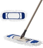 eyliden flat mop microfiber mops for floor cleaning with extendable adjustable handle and 2 washable mops pads for floor clean