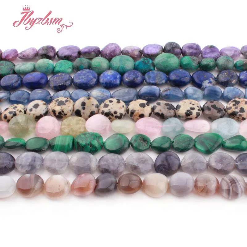 5x8-10x12mm Irregular Freeform Natural Stone Spacer Beads For DIY Necklace Bracelet Jewelry Making 15&quotWholesale Free Shipping |