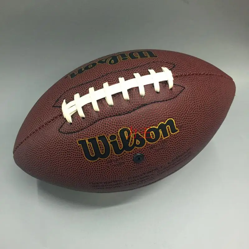 Размер 9 кожаная резина регби средняя школа профессиональная тренировка