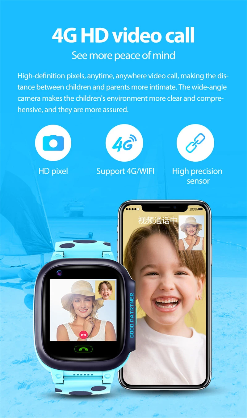 Детские Смарт-часы 4G, Детские Смарт-часы, детские gps часы, IP67 водонепроницаемые Смарт-часы, gps wifi трекер, SOS телефон, часы y95