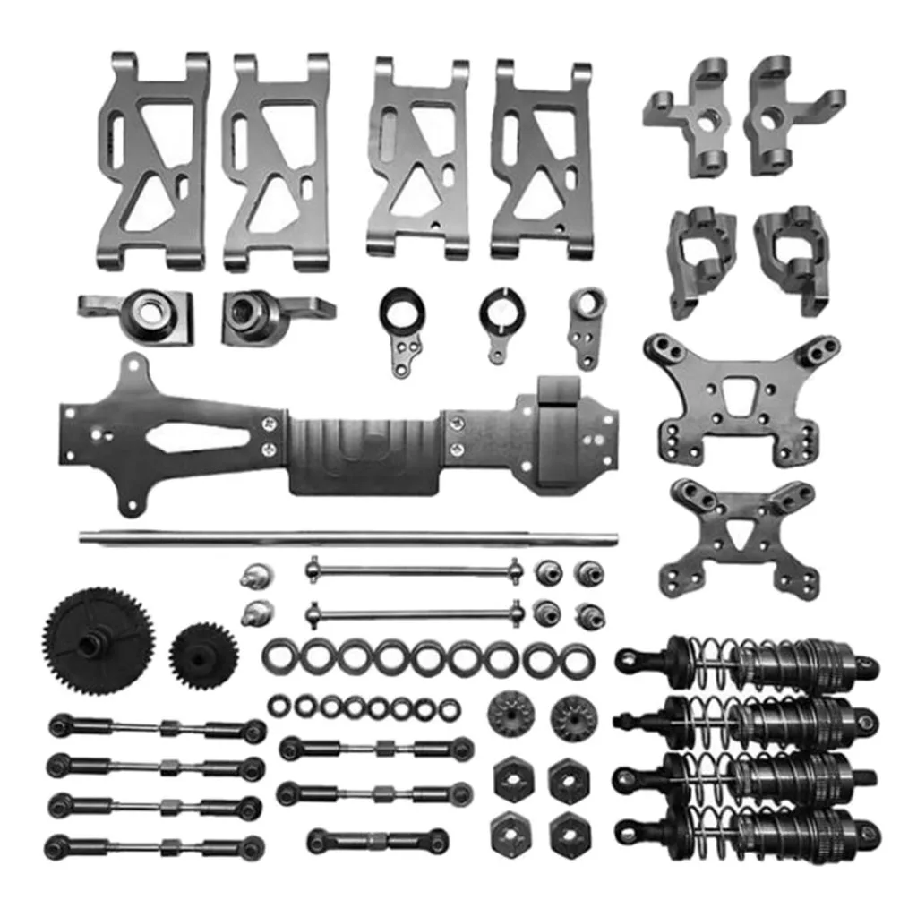 1/14 WLtoys 144001 обновленный металлический комплект запасных частей аксессуаров для