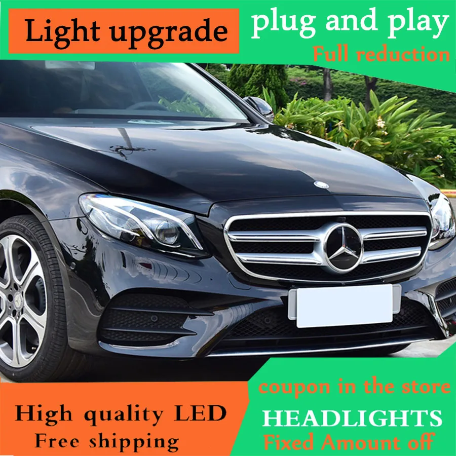 DY_L автомобильный Стайлинг для Benz W213 фара E200 260 280 300 2016 2017 2018 2019 фары Полный