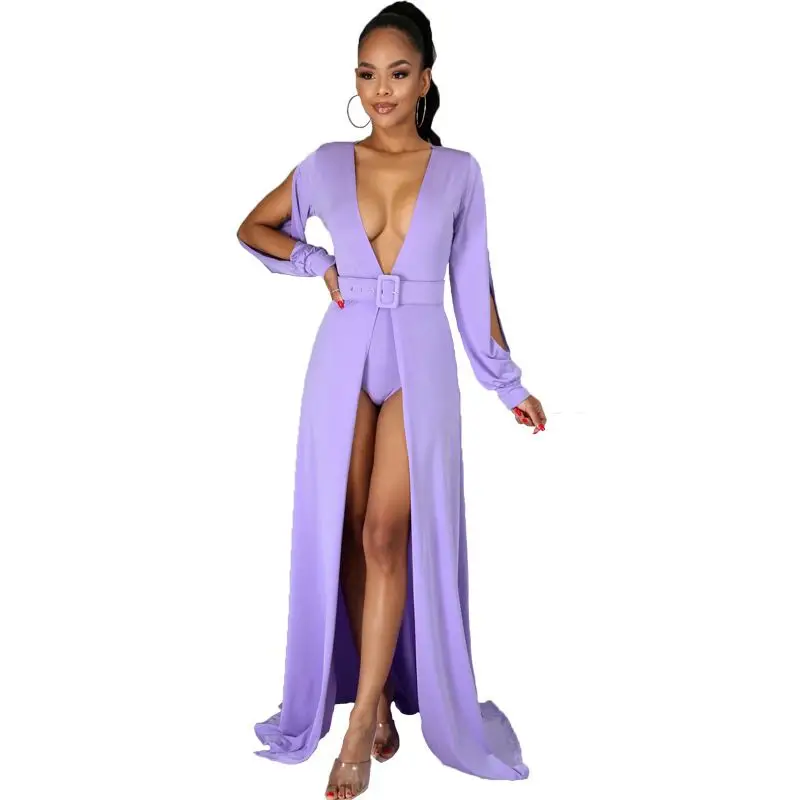 

ZKYZWX Fashion Two Piece Set for Women Party Wedding Full Sleeve Hollow Out Cloak +sashes Sexy Shorts Night Club Matching Sets