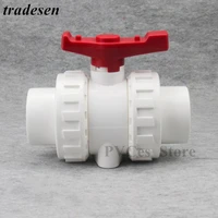 1pcs i d20mm50mm pvc ball valve union valve pipe fittings garden home pipe connectors aquarium fish tank water tuber adapter